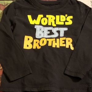 World's best brother outfit size 4t